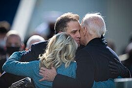 File:Jill, Joe and Hunter Biden during the 59th presidential inauguration.jpg